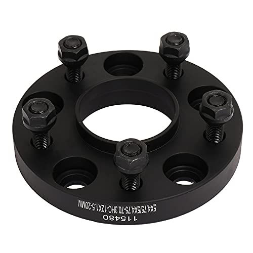 ROADFAR سبائك العجلات ROADFAR 5 لوج هابسنتر 20 مم سمك 5x4.75 5X120.65 مم 12x1.5 مسامير 70.3 مم متوافقة مع 1979-1985 لريفيرا 1984-2013 لكورفيت 2PCS - Image 2