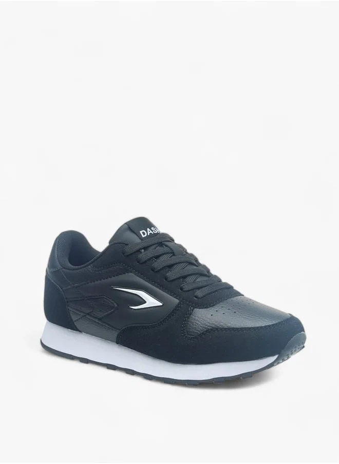 Dash Womens Panelled Sports Shoes With Lace-Up Closure