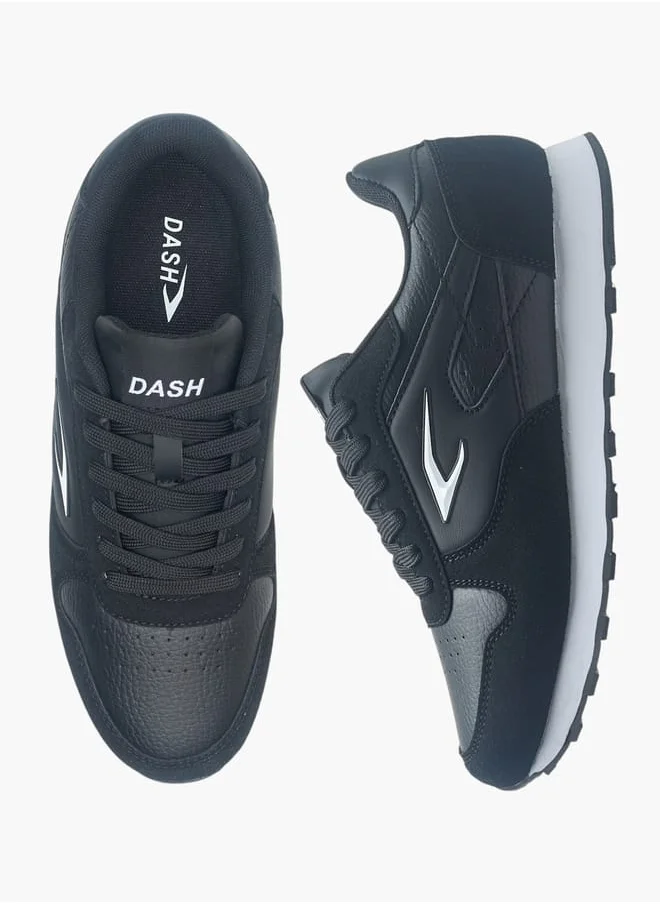 Dash Womens Panelled Sports Shoes With Lace-Up Closure