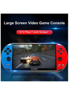 X12 Plus 7 inch Video Game Console Built in 1000 Games 16GB Handheld Double Joystick Game Controller Spupport AV Output TF Card