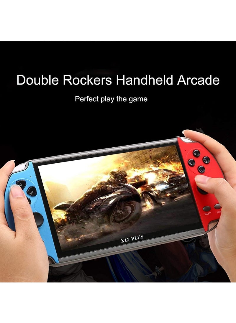 Neo Classic - X12 Plus 7 inch Video Game Console Built in 1000 Games 16GB Handheld Double Joystick Game Controller Spupport AV Output TF Card - Image 1
