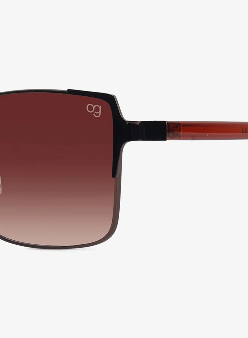 Woggles  UV- Protected  Brown Rectangle Sunglasses for Women | Best Price UAE