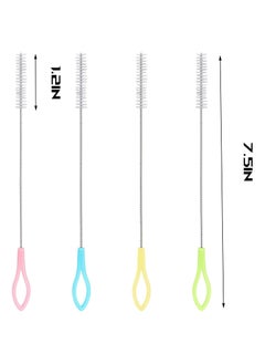 Oasisgalore 8pcs Straw Cleaning Brushes, Extra Long Nylon and Stainless Steel for Bottles and Cups  - Image 2