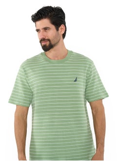 NAUTICA Striped Regular Fit Premium Cotton Crew Neck T-shirt  - Image 5