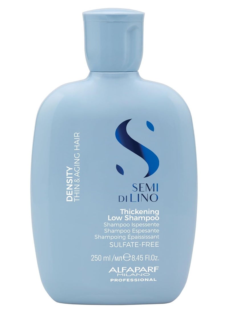 ALFAPARF MILANO Alfaparf Milano Semi Di Lino Density Shampoo - Sulfate-Free Hair Thickening Shampoo - Gentle Cleansing Shampoo with Filler Complex - Protects & Hydrates for Long-Lasting Color  - Image 1