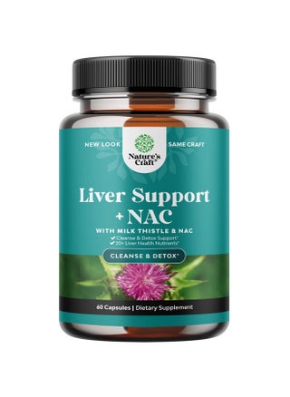 Liver Support Supplement With Nac Herbal Liver Supplement With N Acetyl Cysteine Silymarin Milk Thistle Extract Dandelion Root Artichoke Extract Choline Bitartrate And Berberine For Liver Cleanse - pzsku/Z3A58DED8EDCE5A61D66BZ/45/_/1695133794/cce9c59a-5efe-4b48-8368-56250b76769b