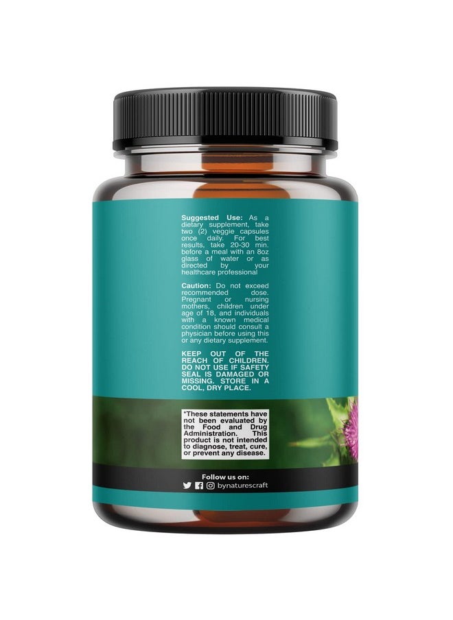 Liver Support Supplement With Nac Herbal Liver Supplement With N Acetyl Cysteine Silymarin Milk Thistle Extract Dandelion Root Artichoke Extract Choline Bitartrate And Berberine For Liver Cleanse