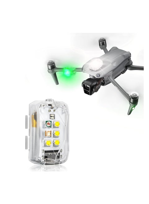 Drone Strobe Light, Anti Collision Light, Rechargable Flash Led Lamp Light for FAA Drone Night Flying, Fits For DJI Avata 2, Mini 4 Pro, Mini 4k, Mavic 3, Mini 2 SE and All RC Drones Accessory(1pc)