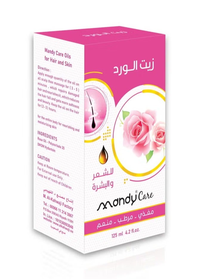 Mandy Care Rose Oil 125 ML - Image 2