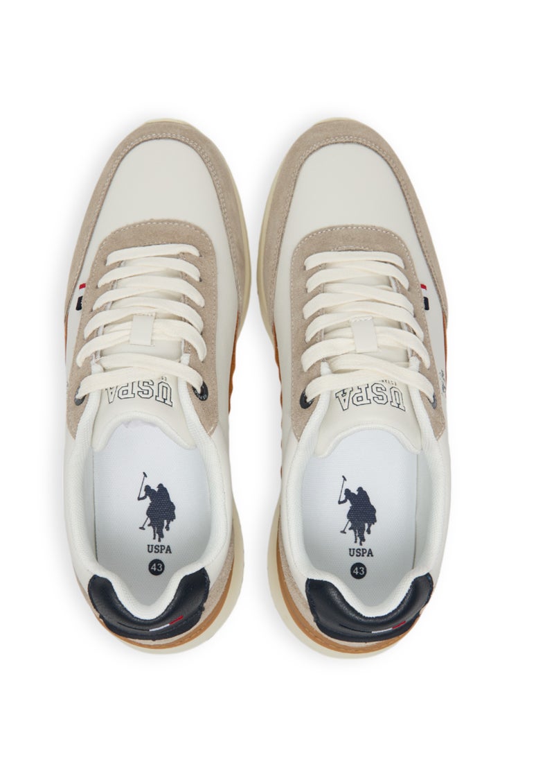 U.S. Polo Assn. Men's Low-Top Sneakers in White with Suede Accents – Stylish and Comfortable Footwear for Everyday Wear  - Image 5