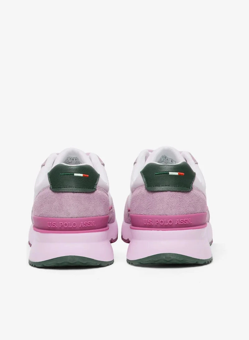 يو اس بولو اسن Men's Low-Top Sneakers in White with Suede Accents Shoes - Stylish and Comfortable Footwear for Everyday Wear