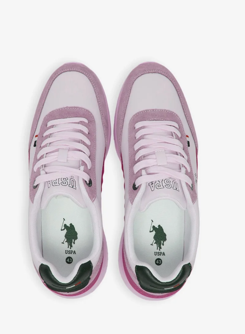 يو اس بولو اسن Men's Low-Top Sneakers in White with Suede Accents Shoes - Stylish and Comfortable Footwear for Everyday Wear