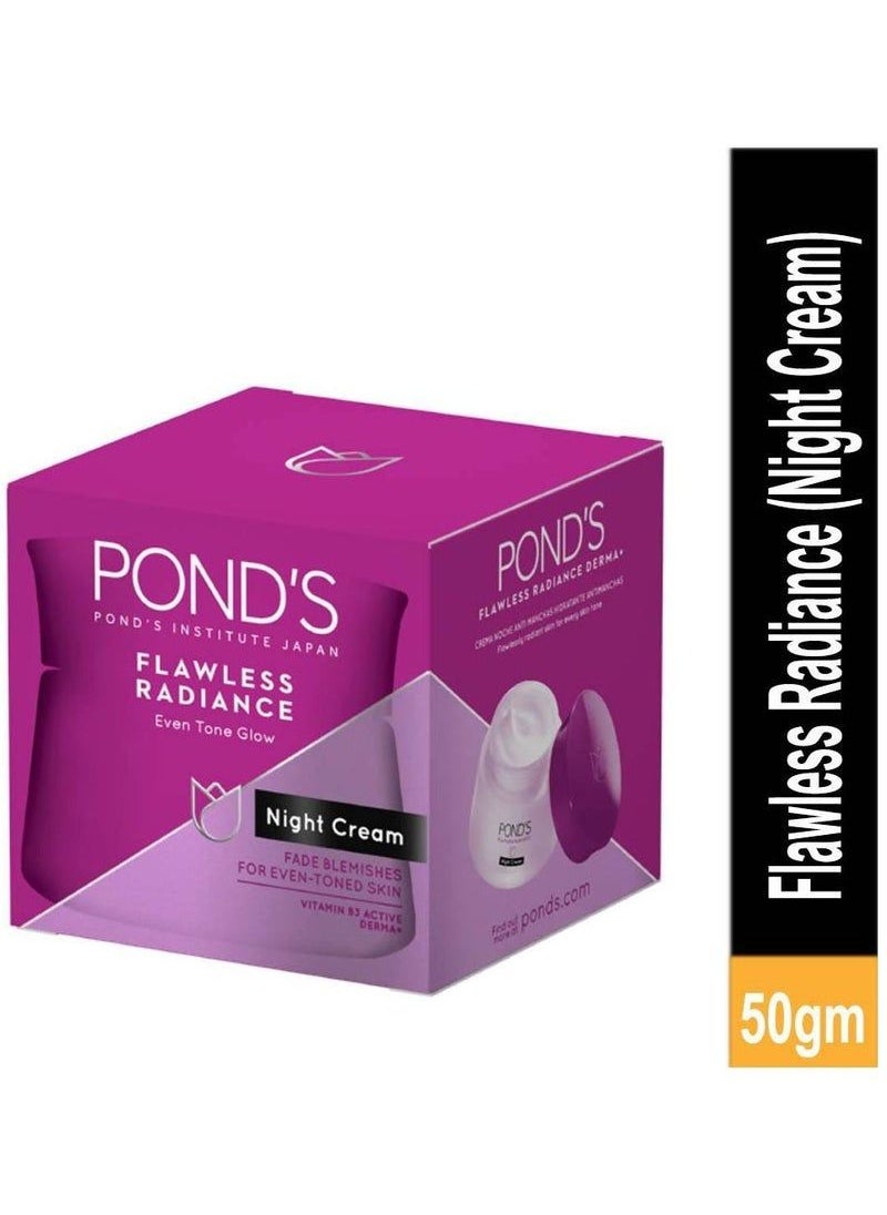 Pond's Flawless Radiance Even Tone Glow Night Cream With SPF 15 50gth SPF 15 50g 