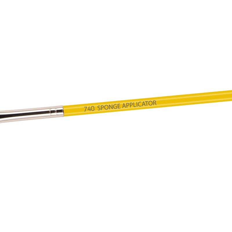 Bdellium Tools Professional Makeup Brush - Studio Series 740 Sponge Applicator - With Soft Rubycell Foam, For Pristine Application of Powder (Yellow, 1pc) - Image 4