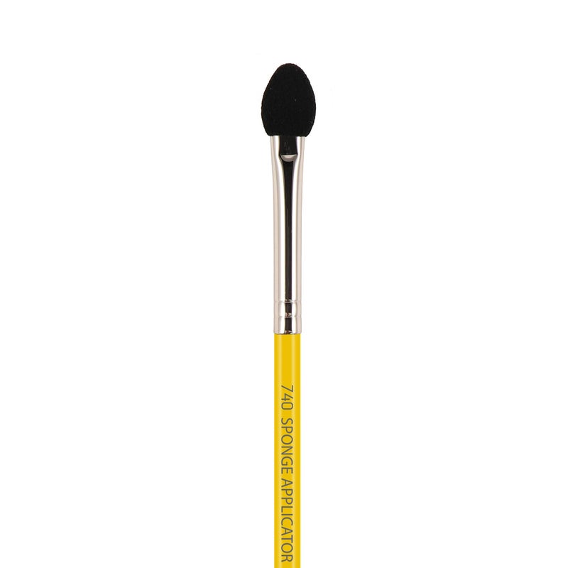 Bdellium Tools Professional Makeup Brush - Studio Series 740 Sponge Applicator - With Soft Rubycell Foam, For Pristine Application of Powder (Yellow, 1pc) - Image 2