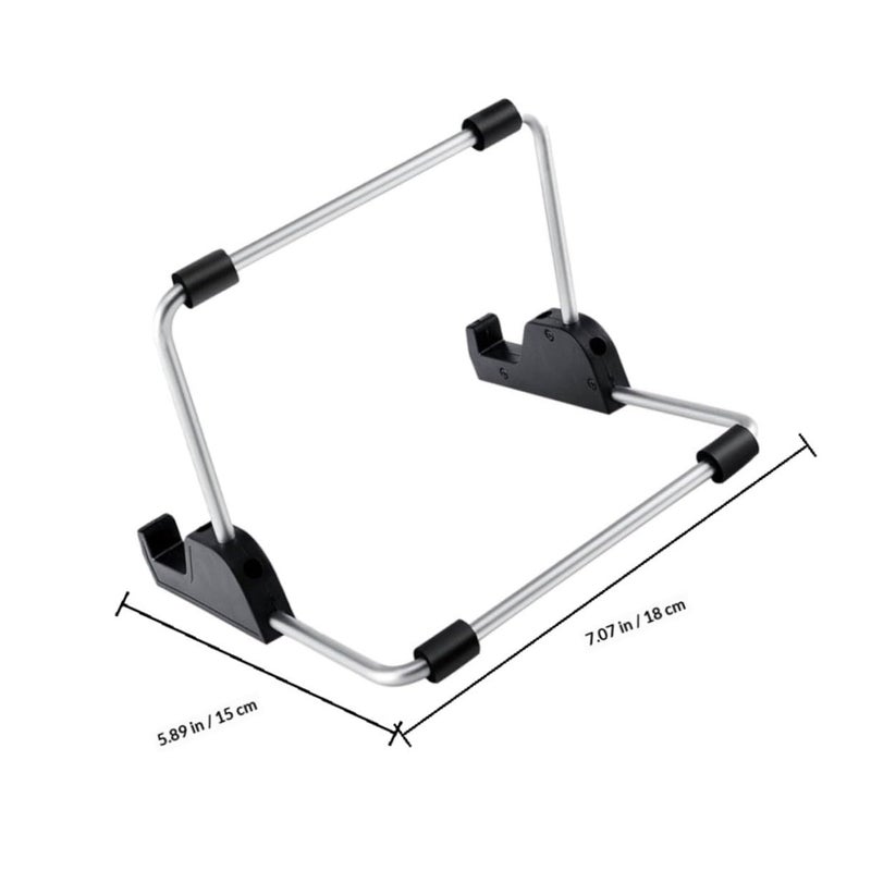 Adjustable Tablet Stand Holder for 7 to 13 Inch Tablets Black for Office and Home Use - Image 3