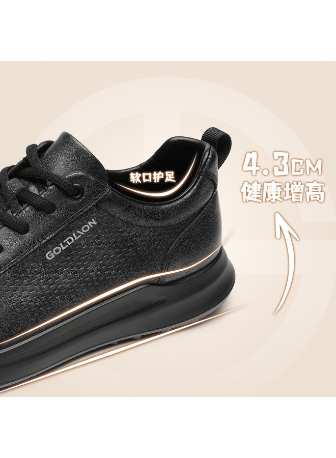 Goldlion Lightweight Men's Casual Leather Shoes 26 Spring New Breathable Men's Leather Shoes Men's Outdoor Shoes Men's Shoes Casual Sneakers - Image 3