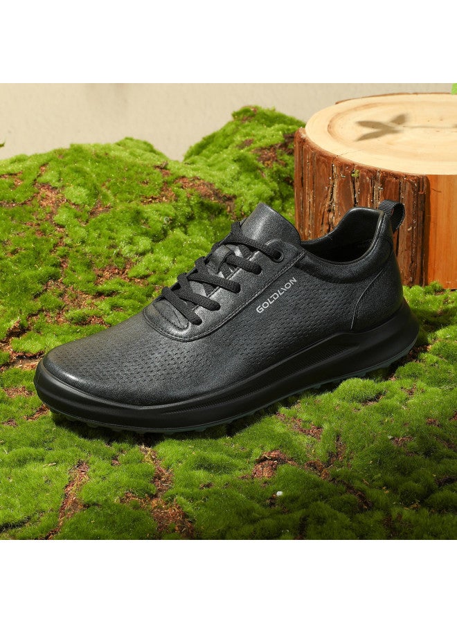 Goldlion Lightweight Men's Casual Leather Shoes 26 Spring New Breathable Men's Leather Shoes Men's Outdoor Shoes Men's Shoes Casual Sneakers - Image 2