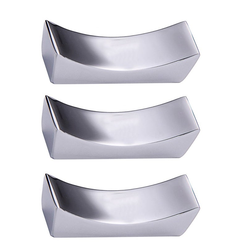 Cucumis Stainless Steel Hotel Table Creation Household Tableware Rack with Chopstick Stand Rest Rack Spoon Fork and Knife Holder  Set of 3