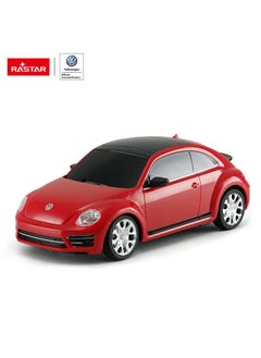 RASTAR Beetle Remote Control Car, 1:24 Scale Beetle Remote Control Car for Kids, Beetle Red  - Image 1