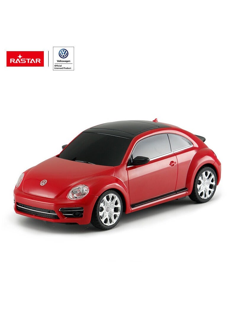 RASTAR - Beetle Remote Control Car, 1:24 Scale Beetle Remote Control Car for Kids, Beetle Red - Image 1