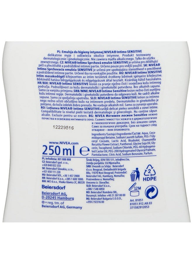 Nivea - Nivea Intimo Sensitive Intimate Wash Lotion 250 ml / 8.3 fl oz - Image 1