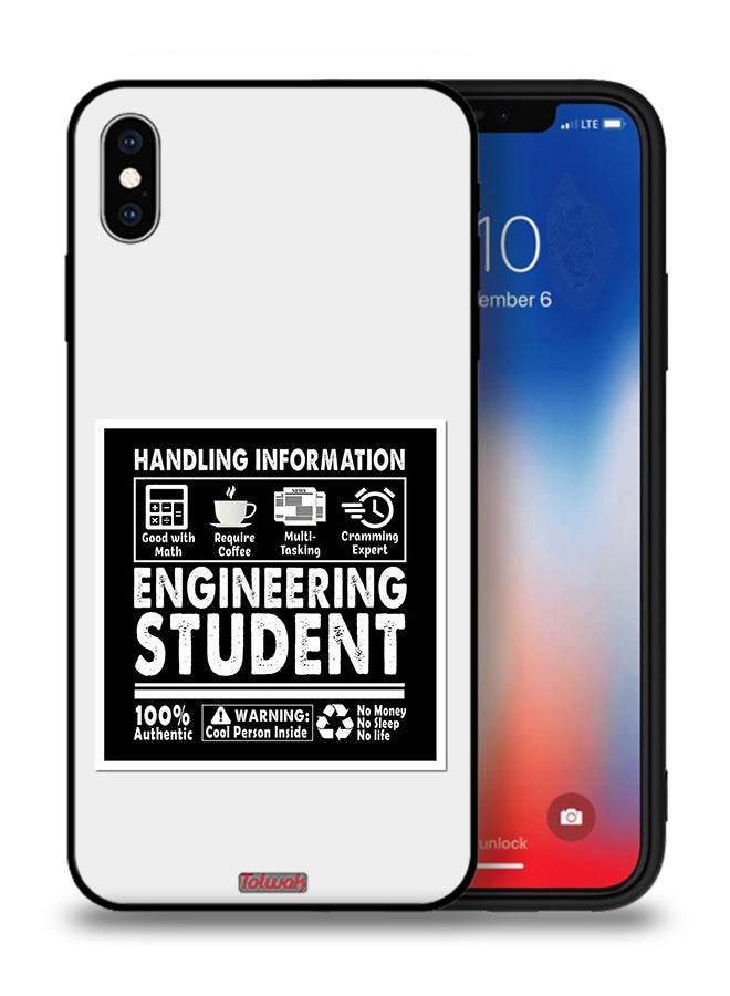 Tolwak Apple iPhone XS Protective Case Engineering Student Sticker - Image 1