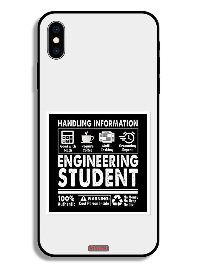 Tolwak Apple iPhone XS Protective Case Engineering Student Sticker - Image 2
