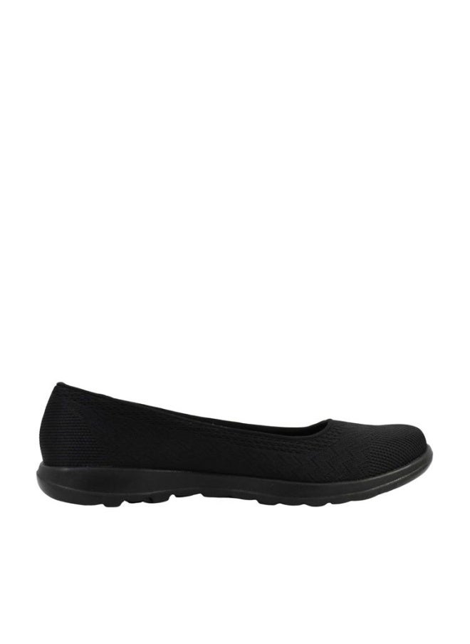 SKECHERS Women's Go Walk Lite Ballet Flat, Black, 4 UK, Black, 37 EU - Image 1