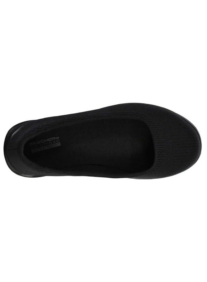 SKECHERS Women's Go Walk Lite Ballet Flat, Black, 4 UK, Black, 37 EU - Image 5