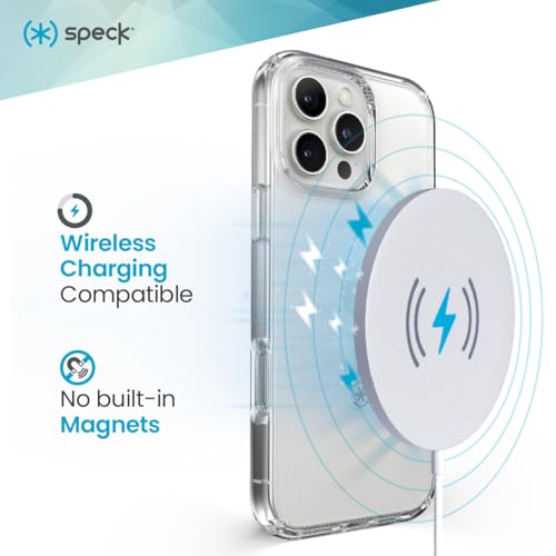 Speck Clear iPhone 16 Pro Case - Slim Phone Case iPhone 16 Pro - iPhone 16 Pro Phone Case - GemShell - Crystal Clear - Image 5