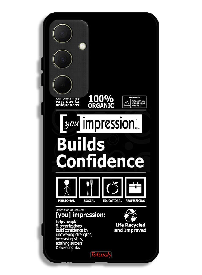 Tolwak Samsung Galaxy A35 5G Protective Case Cover Builds Confidence Sticker - Image 1