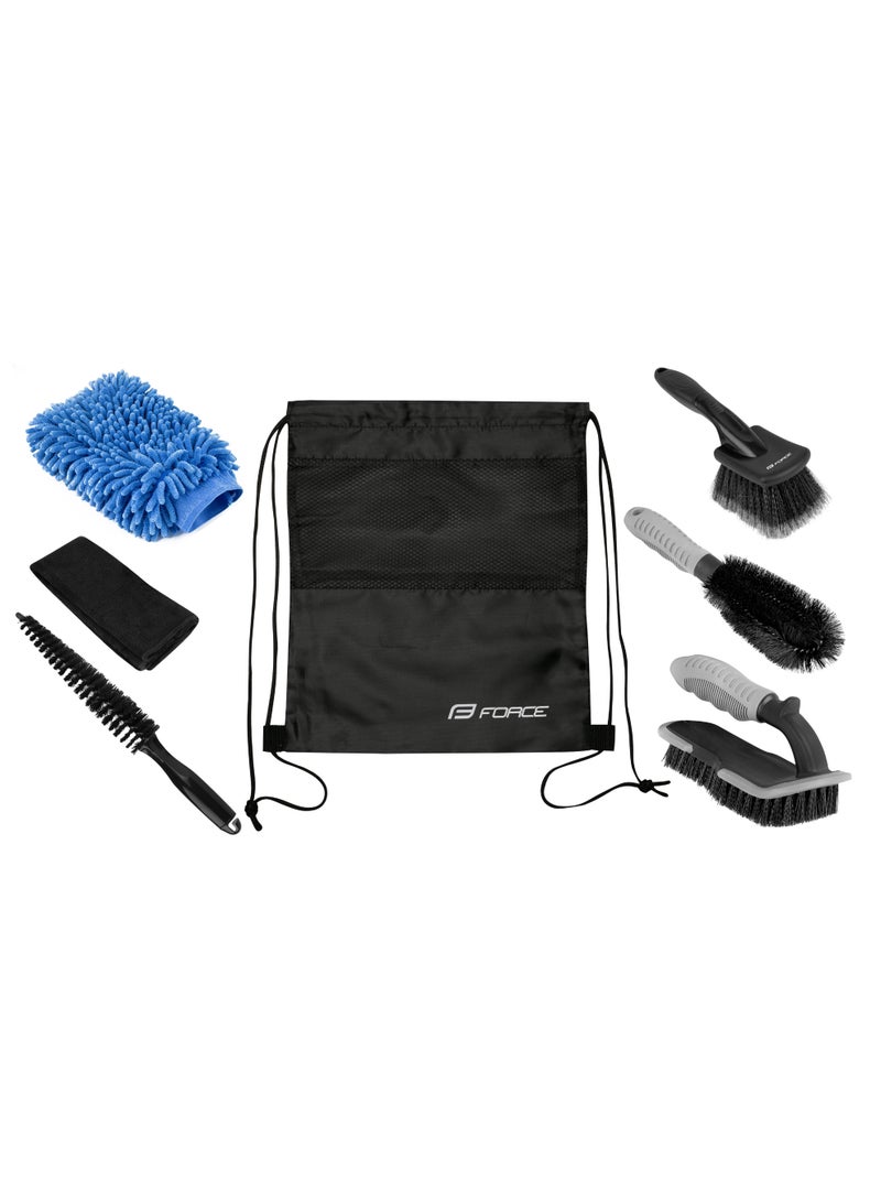 FORCE cleaning set PROFI 6pcs, with bag in carton - Image 1