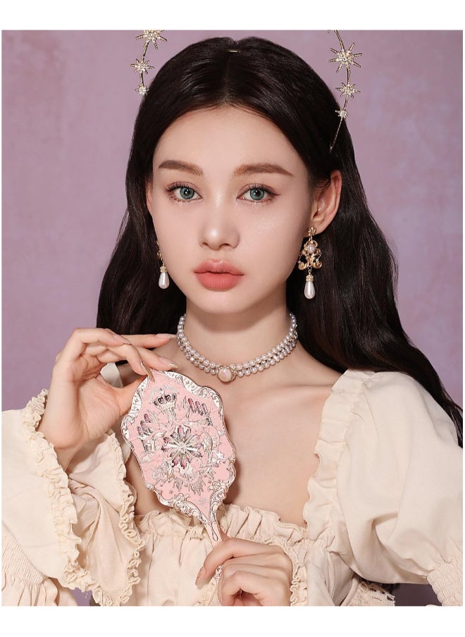 Flower Knows Flower Knows Little Angel Hand Mirror - Travel Handheld Cosmetic Makeup Mirror (Afterglow)  - Image 2