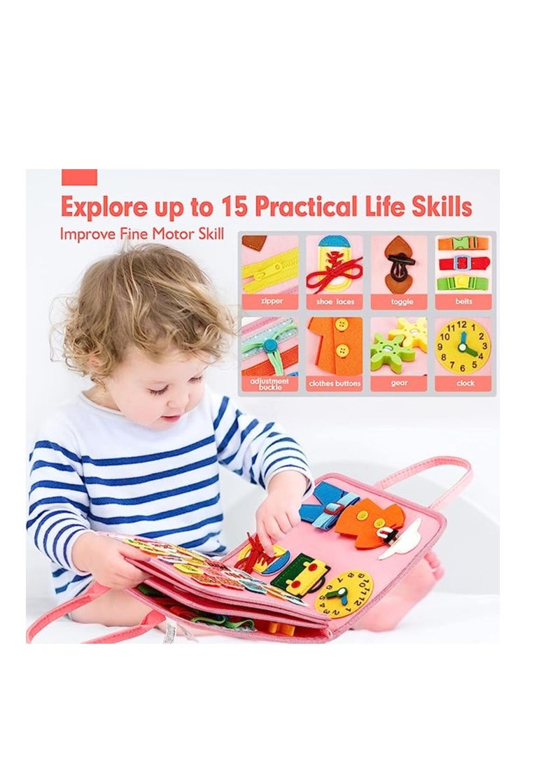 أوريتي لوحة ORiTi Busy Board للأطفال الصغار والأولاد والبنات من ألعاب مونتيسوري - Image 3