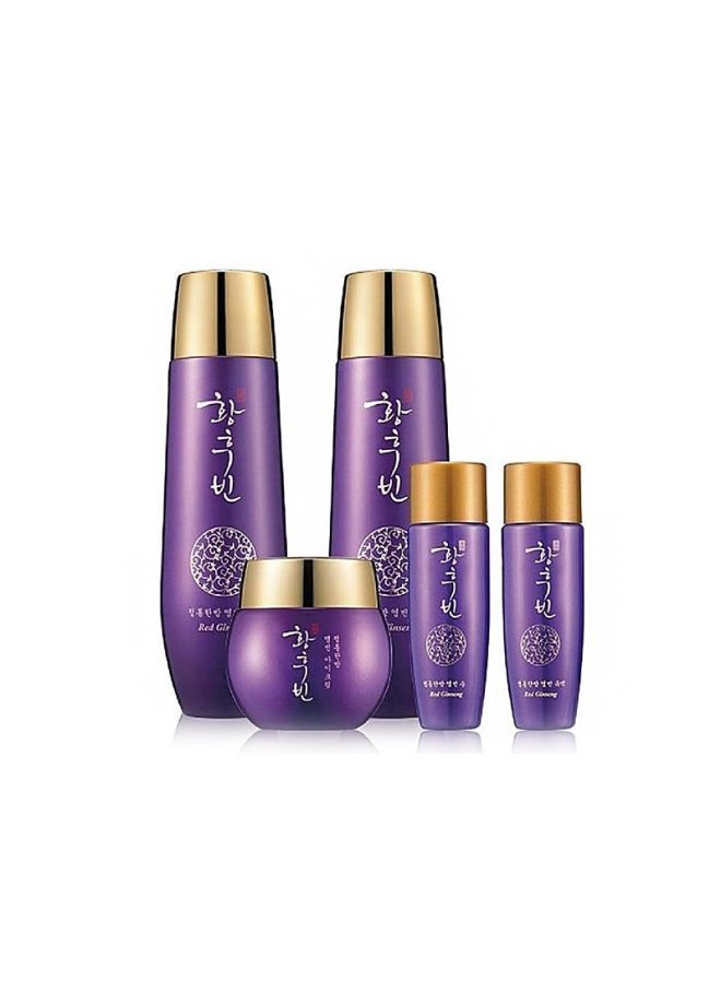 HWANGHOOBIN Red Ginseng Skin Care Set (3pcs) 
