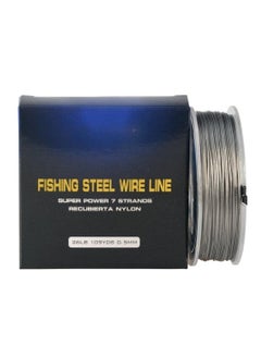 SYOSI 0.5mm 100m 26lb Fishing Steel Wire Fishing Lines max Power 7 Strands Super Soft Wire Lines Cover with Plastic Waterproof Lead line  - Image 3