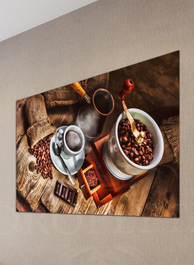 Droplyte Coffee Beans and Coffee Cup Decorative Wall Art Wall Decor Card Board MDF Home Decor for Living Room, Drawing Room, Office Room and Bedroom 60CM x 40CM - Image 2