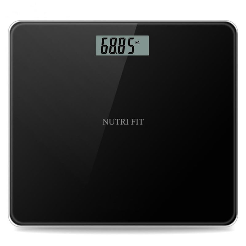 NUTRI FIT NUTRI FIT Digital Bathroom Scale for Body Weight Bath Scale for Accurate Weight Watching with Large LCD Display Most Accurate for The Elderly Safe Home Use 330 lbs