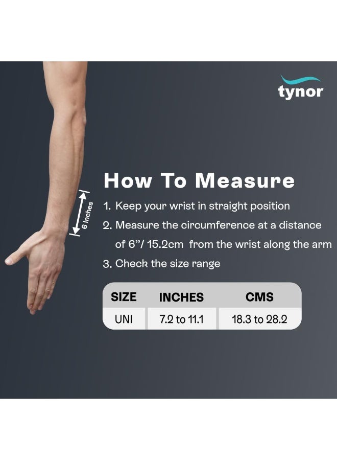 TYNOR ROM Elbow Brace, with Adjustable Range of Motion | Support Elbow Injuries, Post-Surgery Recovery, Stabilizing Arm Brace for Pain Relief & Joint Protection | Universal Size, Left (1 Unit, Black) - Image 2
