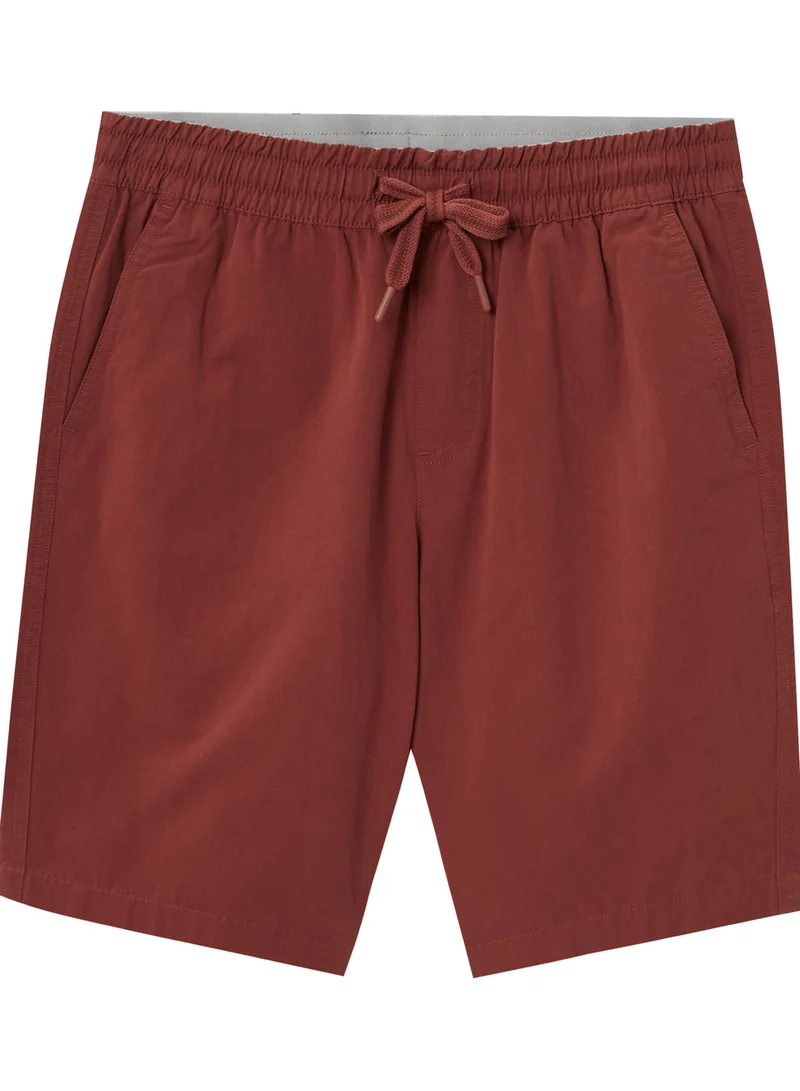 Men's Cotton Twill Bermuda Shorts: Slim Fit, Elastic Waist, Ultimate Comfort