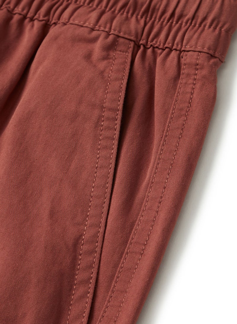 جيوردانو شورت رجالي قطني بقصة ضيقة وخصر مطاطي لراحة فائقة - Image 5