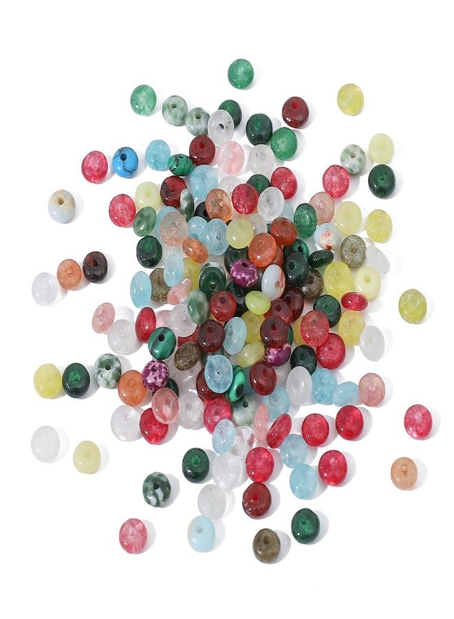 BEADIA Natural Mix Colored Disk Stone Beads 4x2mm 160pcs Rondelle Loose Semi Gemstone Beads for Jewelry Making Design - Image 4