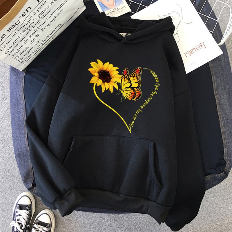2024 Amazon ebay AliExpress Cross-border Independent Station eBay Creative Letters European and American Mens and Womens Hooded Sweats Black 