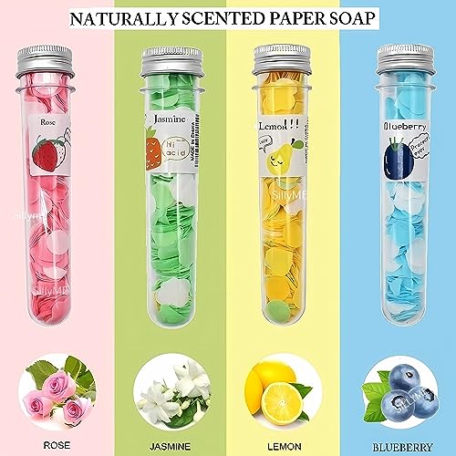Funny Teddy Paper Soap Strips For Travel - 3Pc Mini Pocket Size Disposable Soap Sheets For Hand Wash|Travel Essentials For Women Men - Image 3