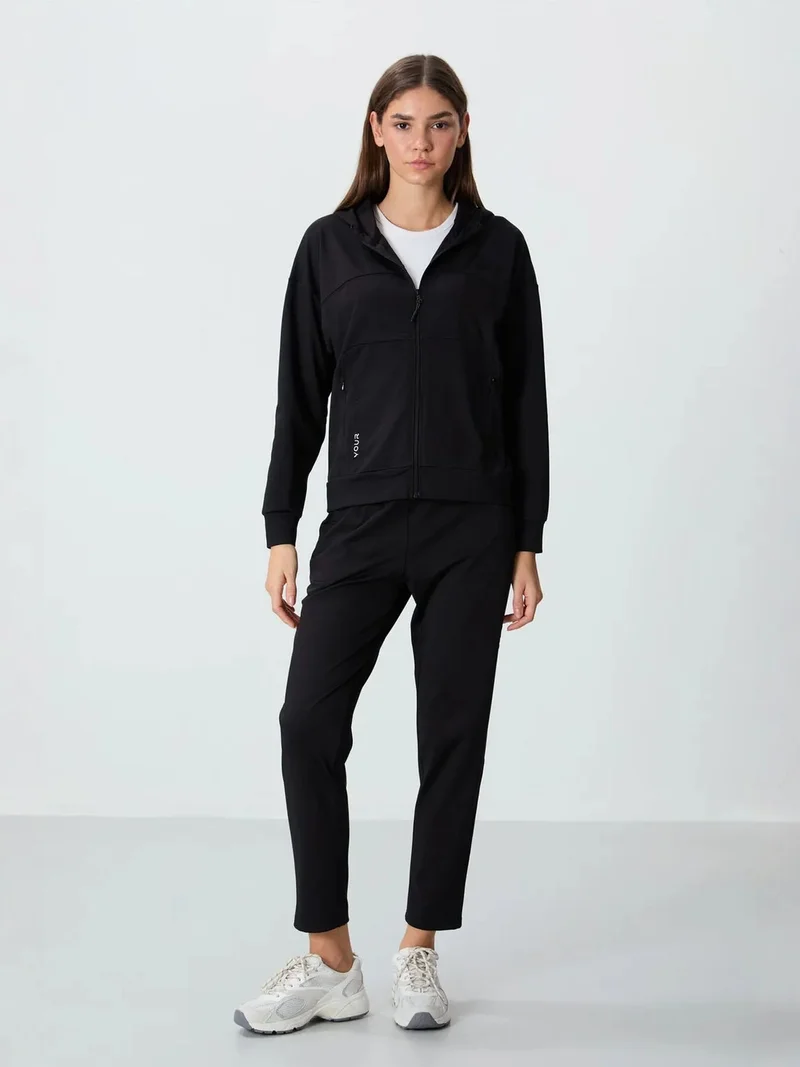 تومي لايف TOMMY Women’s Hooded Zip Sweatshirt And Pants Set