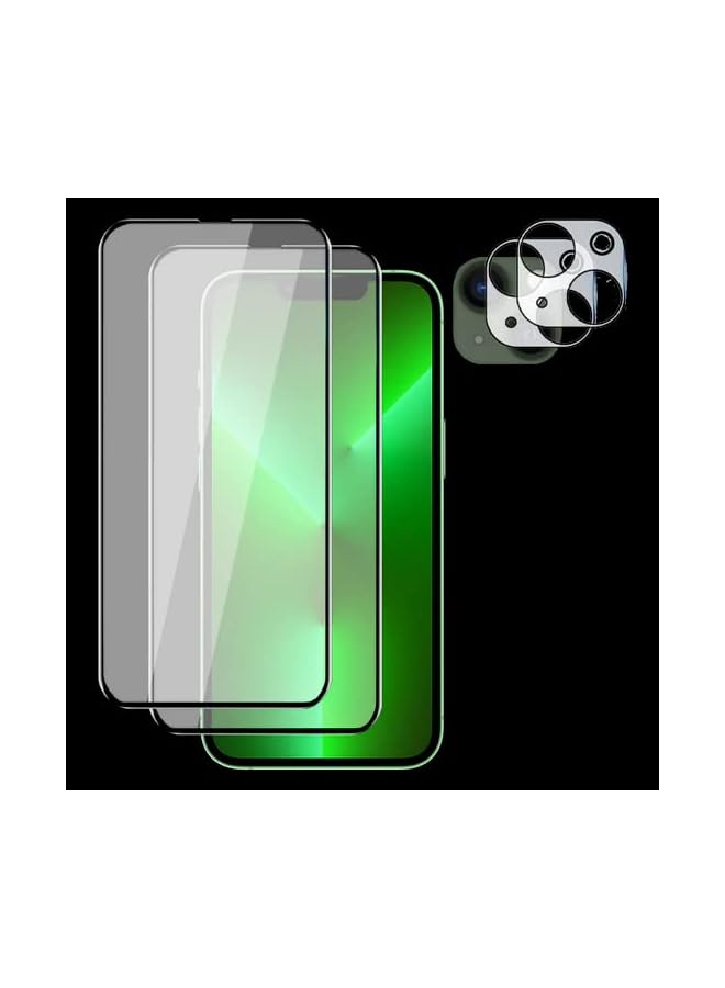 SUPCASE 2.5D Tempered Glass Screen & Lens Protectors for iPhone 13 6.1 inch (Clear) - Image 1