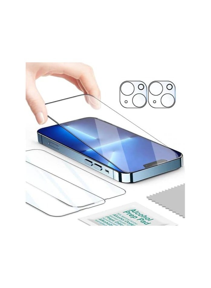 SUPCASE 2.5D Tempered Glass Screen & Lens Protectors for iPhone 13 6.1 inch (Clear) - Image 2