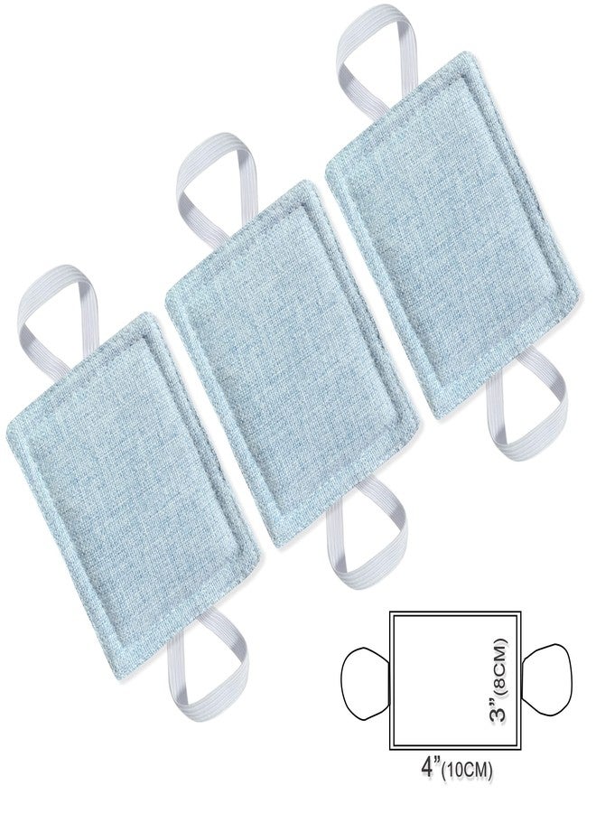 warmtone Door Latch Covers for Newborn Door Silencer, Quiet Door Closer Fit for Light Sleepers No Slamming, Prevent from Locking - 4" x 3", Light Blue, 3 Pieces - Image 2