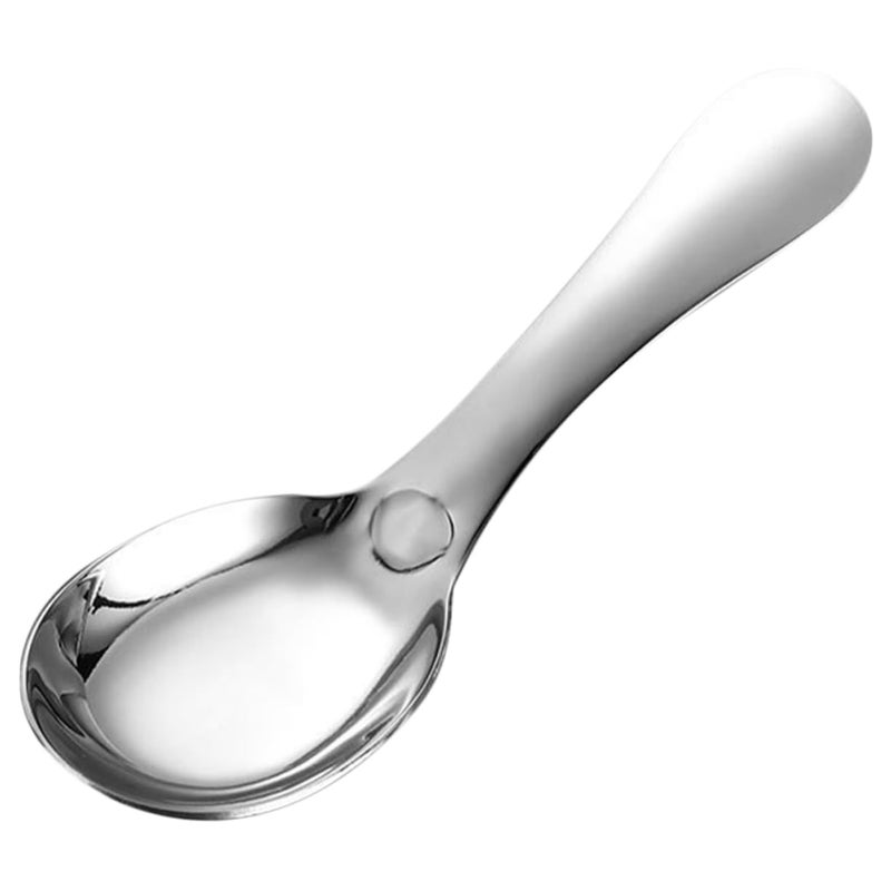 Stainless Steel Short Handle Kids Spoon Food Grade Portable for Home and Travel - Image 2